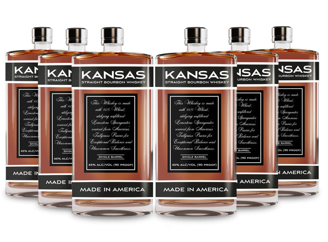 Kansas Straight Bourbon Whiskey | (6) Bottle Bundle at CaskCartel.com