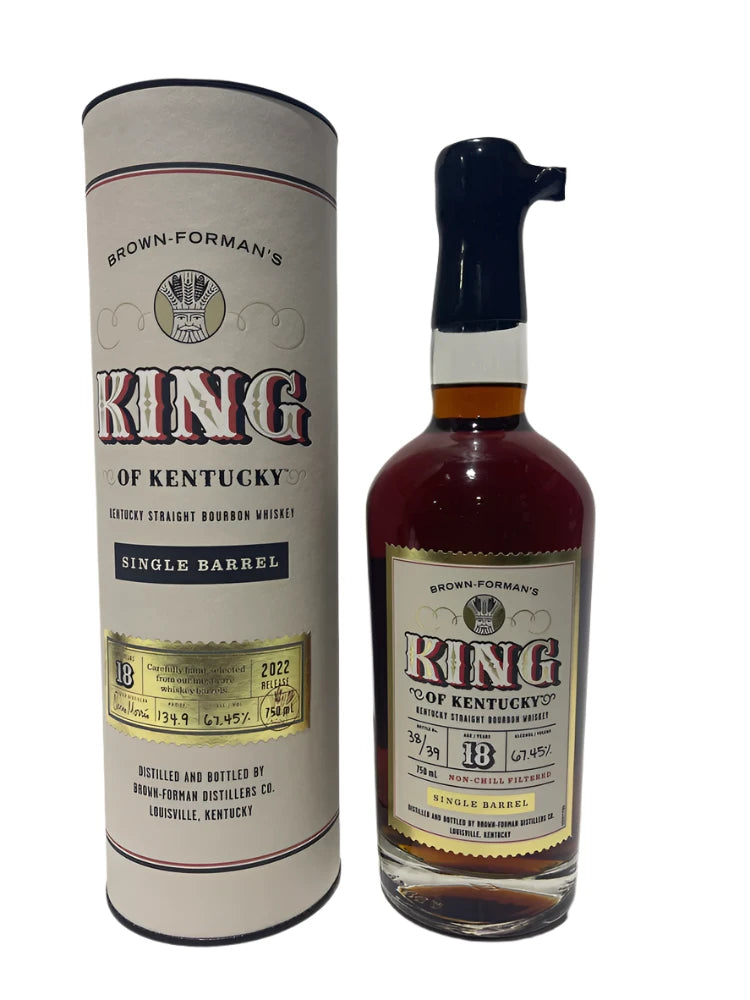 Brown Forman's King of Kentucky Single Barrel 18 Year Old 134.9 Proof 38/39 Kentucky Straight Bourbon Whiskey at CaskCartel.com