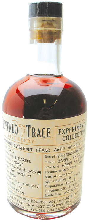 Buffalo Trace Experimental Collection | Cabernet Franc Aged After 6 Years at CaskCartel.com