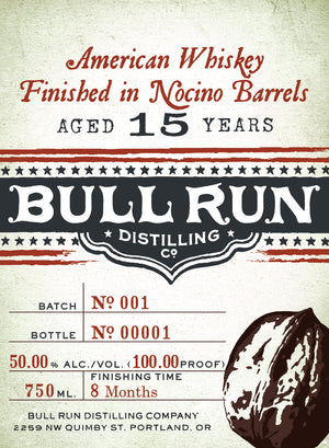 Bull Run Finished in Nocino Barrels American Whisky at CaskCartel.com