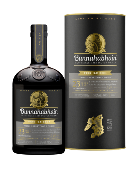 Bunnahabhain 23 Year Old Feis Ile 2024 Release Single Malt Scotch Whisky | 700ML at CaskCartel.com