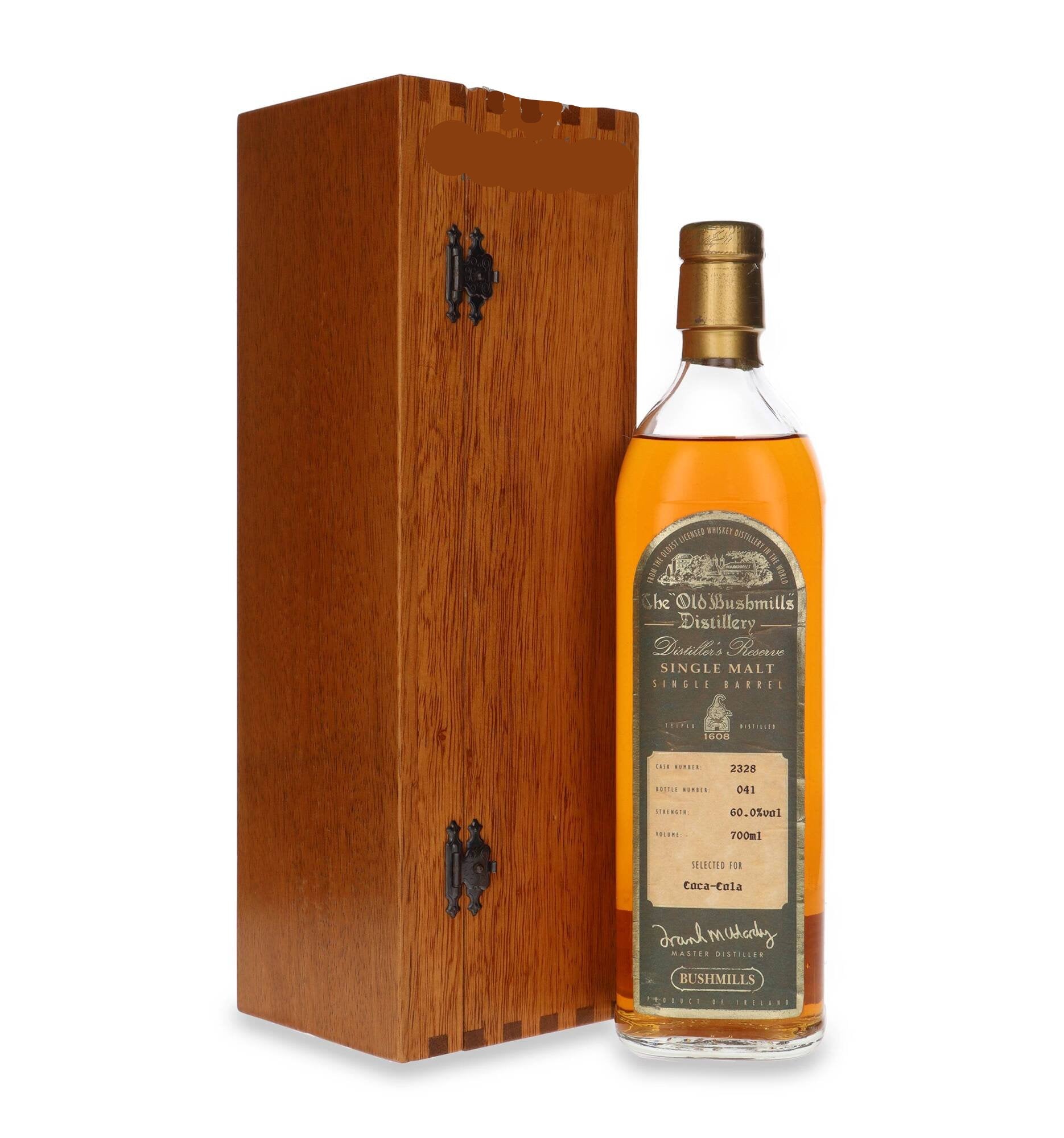 BUY] Bushmills Single Barrel Selected For Coca Cola Irish Whiskey