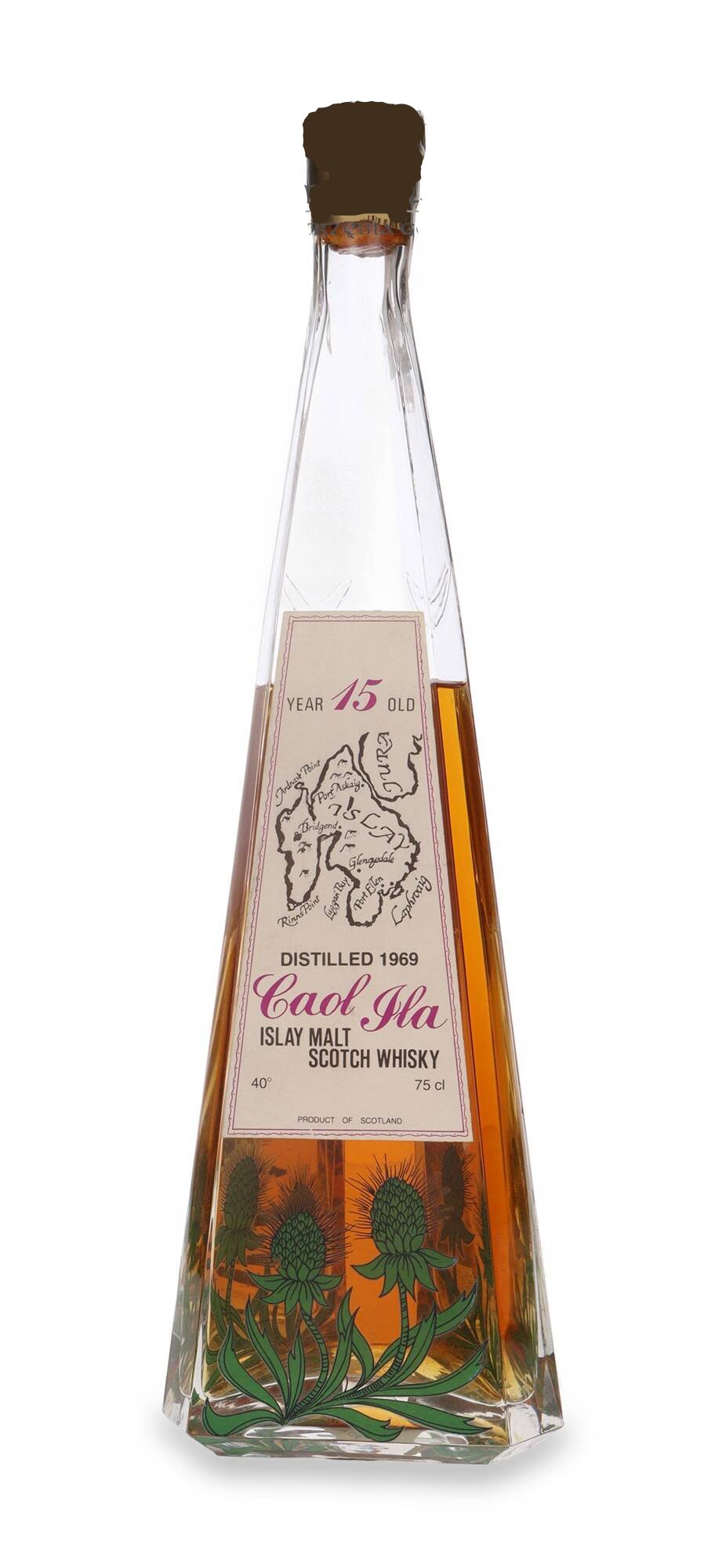 Caol Ila 15 Year Old G&M Decanter D.1969 / Bottle No.3Scotch Whisky at CaskCartel.com