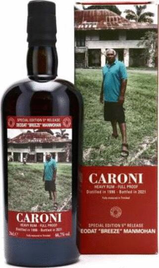 Caroni 1996 Velier Full Proof Heavy Deodat Breeze Manmohan Rum | 700ML at CaskCartel.com