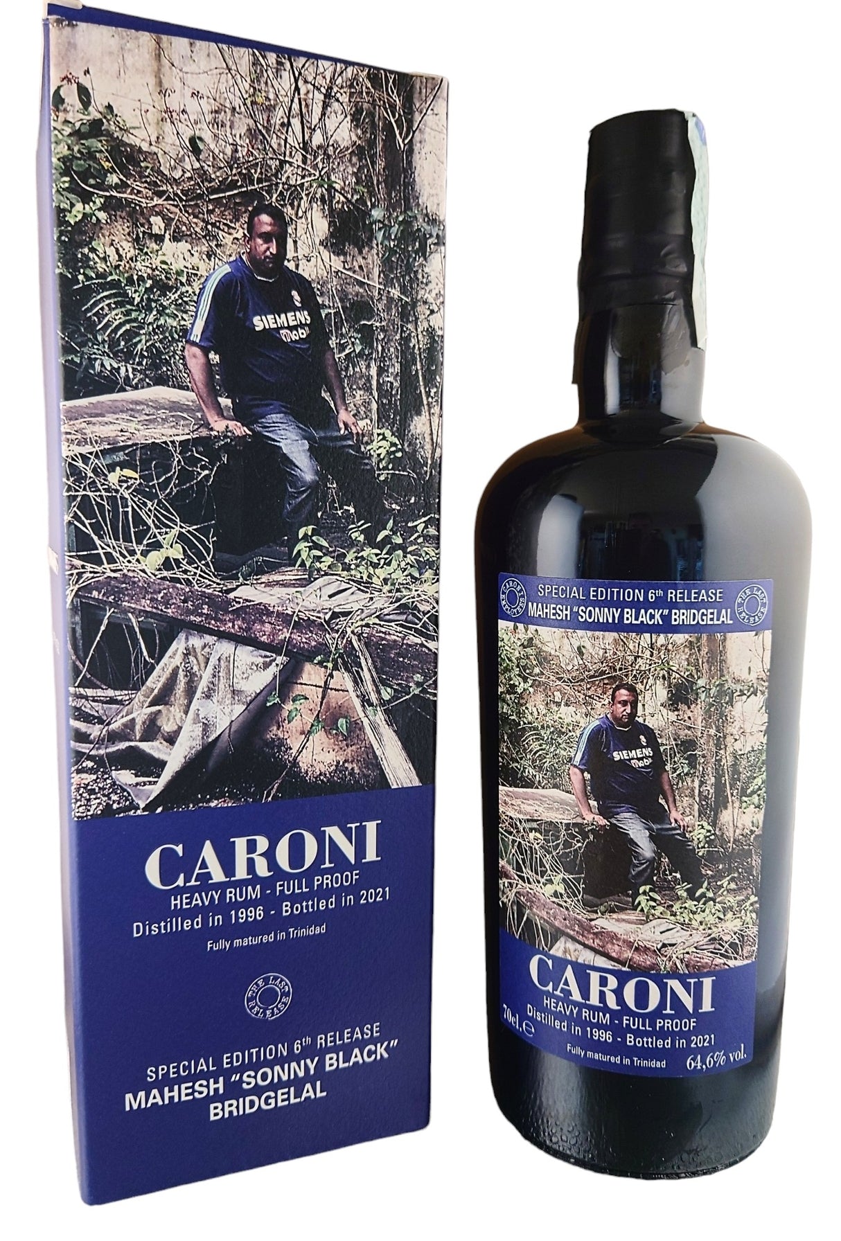 Caroni 1996 Velier Full Proof Heavy Mahesh Sonny Black Bridgelal | 700ML at CaskCartel.com
