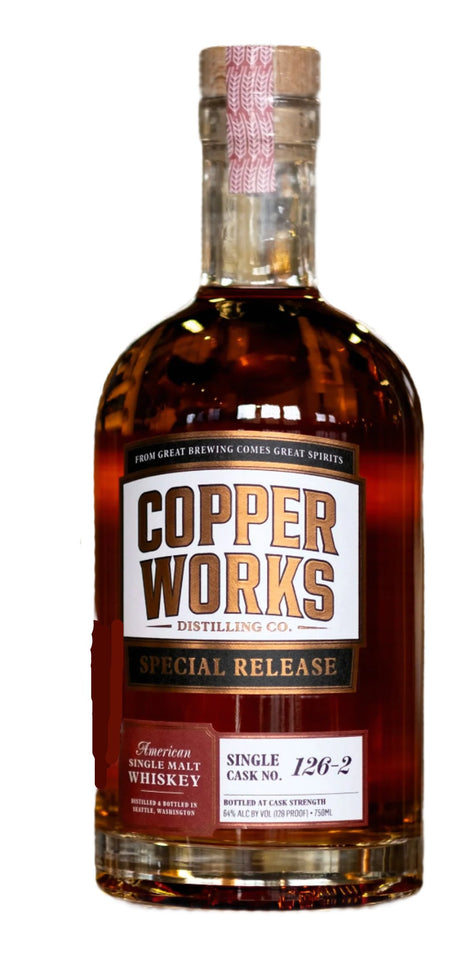 Copperworks Release 126-2 American Single Malt Whiskey at CaskCartel.com