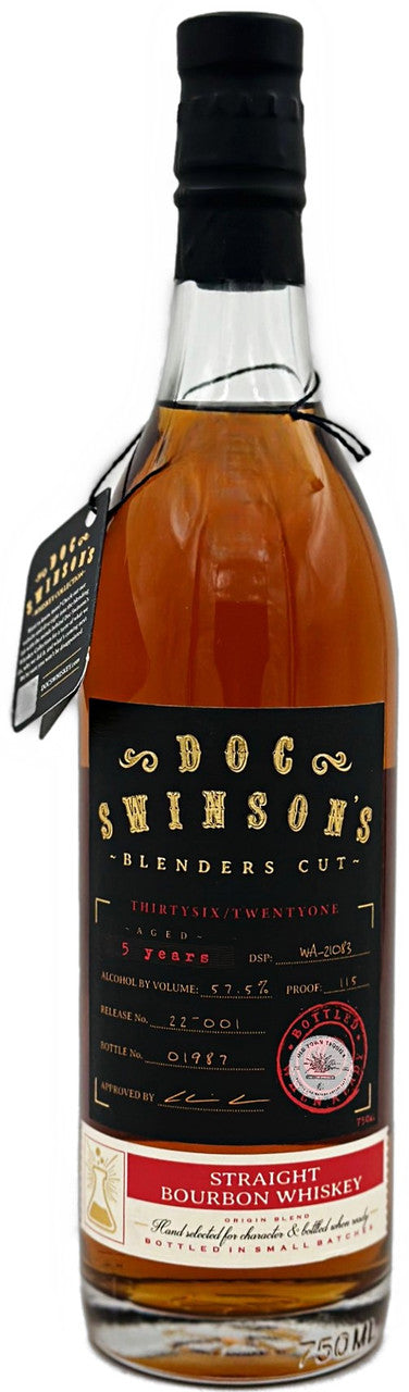 Doc Swinsons Blenders Cut 5 Year Old Straight Bourbon Whiskey at CaskCartel.com