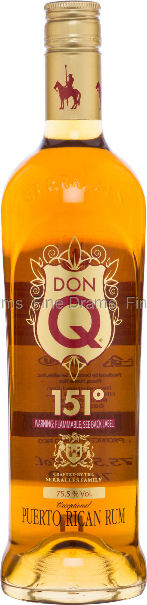 Don Q Puerto Rican Overproof Rum | 700ML at CaskCartel.com