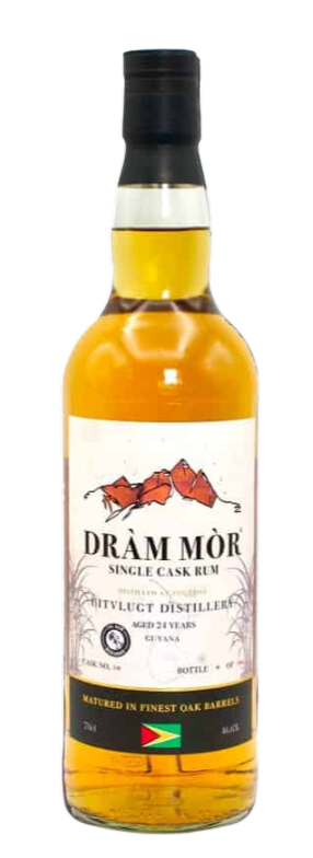 Dram Mor Uitvlugt Guyana 1997 24 Year Old The Whisky Mercenary | 700ML at CaskCartel.com
