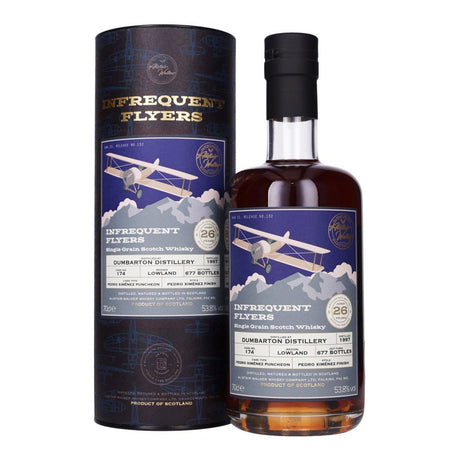 Dumbarton Infrequent Flyers | 26 Year Old Cask #174 | 1997 Single Malt Whisky | 700ML at CaskCartel.com