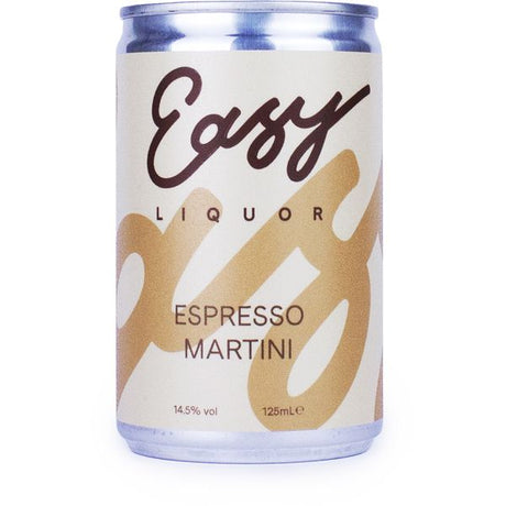Easy Liquor Espresso Martini Canned Cocktails | 4*125ML at CaskCartel.com