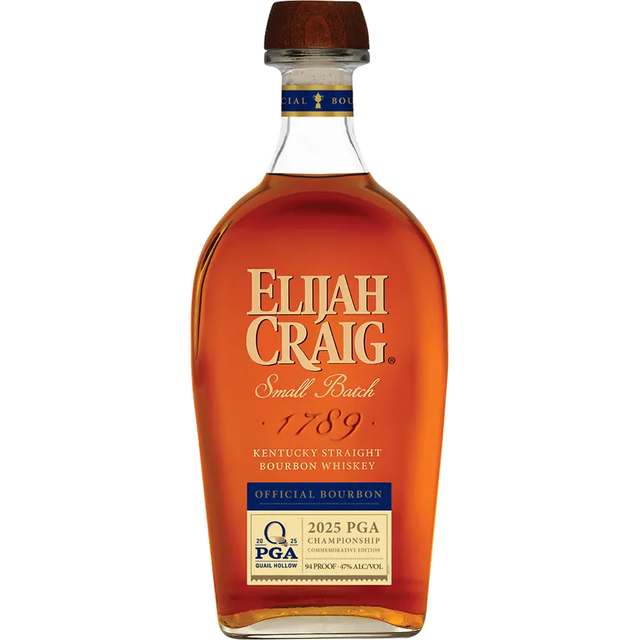 Elijah Craig 2025 PGA Championship Commemorative Edition Straight Bourbon Whiskey at CaskCartel.com
