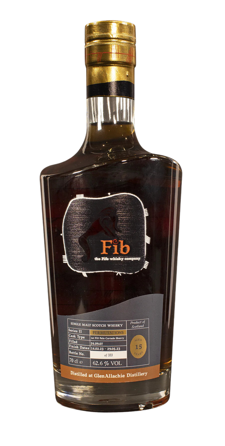 Fib Whisky Co. Glenallachie 15 Year Old Palo Cortado Sherry Finish Permutations Series II Single Malt Scotch Whisky  700ML at CaskCartel.com