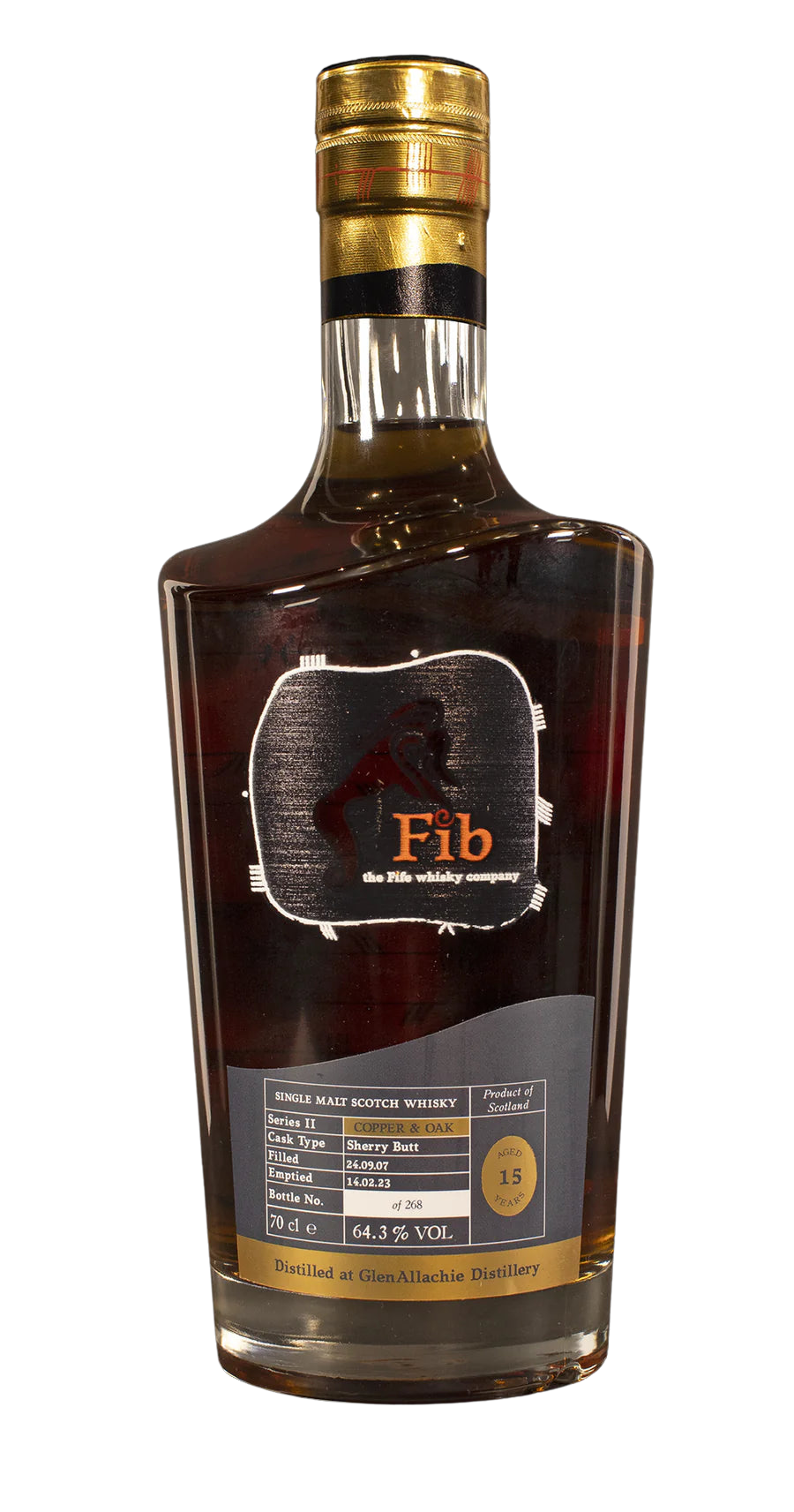 Fib Whisky Co: Glenallachie 15 Year Old Oloroso Sherry Butt Permutations Series II Single Malt Scotch Whisky | 700ML at CaskCartel.com