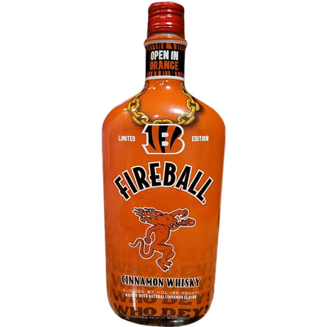 Fireball Cincinnati Bengals Collector’s Edition Cinnamon Whiskey at CaskCartel.com