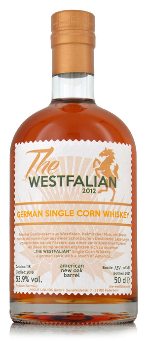 The Westfalian 2015 German Single Corn (2020) Release (Cask #TW103) Whisky | 500ML at CaskCartel.com