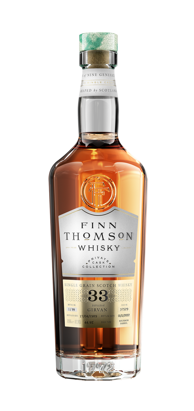 Girvan 1989 (Finn Thomson) Private Cask Collection (33 Year Old) Single Grain Whisky | 700ML at CaskCartel.com
