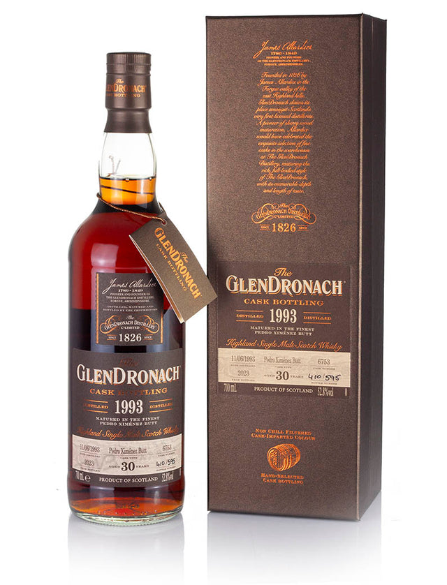 GlenDronach 30 Year Old 1993 Single Cask #6753 Single Malt Scotch Whisky | 700ML at CaskCartel.com