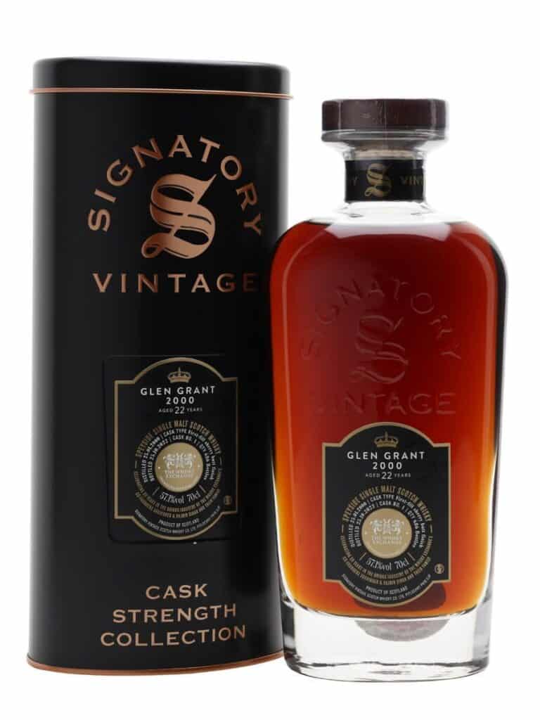 Glen Grant 2000 (Signatory Vintage) Cask Strength Collection 22 Year Old 2022 Release (Cask #1) Speyside Single Malt Scotch Whisky | 700ML at CaskCartel.com
