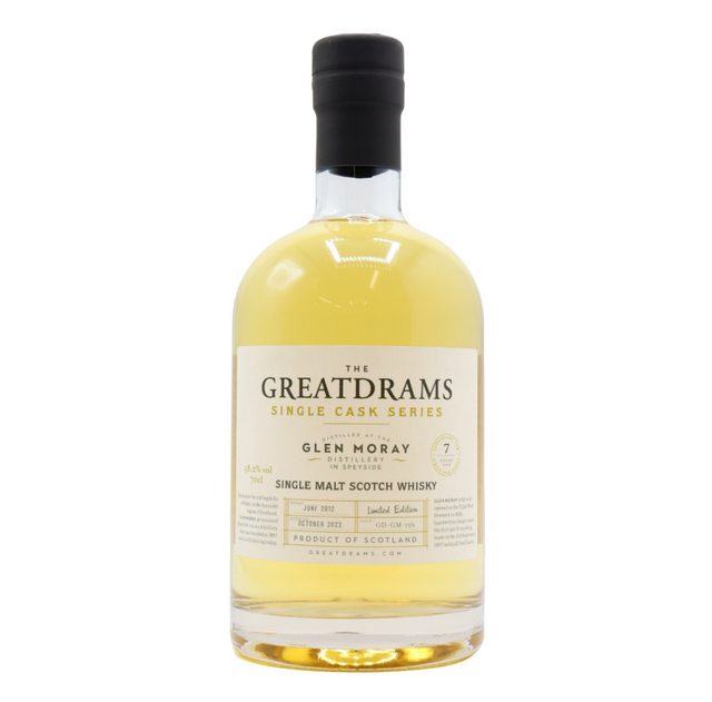 Glen Moray 2014 GreatDrams Single Cask 7 Year Old Single Malt Scotch Whisky | 500ML at CaskCartel.com