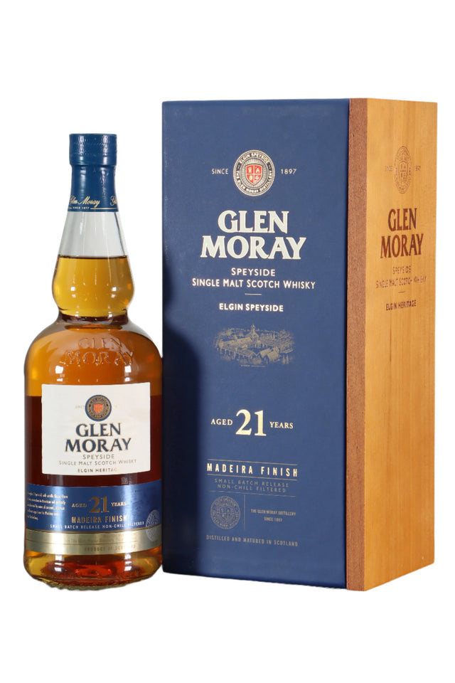 Glen Moray Madeira Finish 21 Year Old 2022 Release Single Malt Scotch Whisky | 700ML at CaskCartel.com
