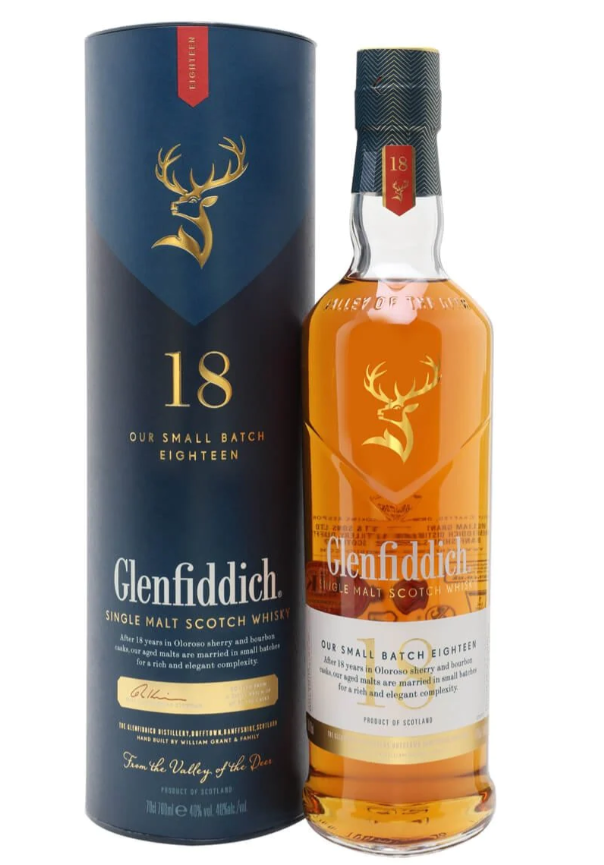 Glenfiddich 18 Year Old Scotch Whisky