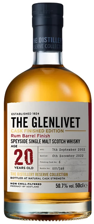 Glenlivet 2002 The Distillery Reserve Collection 20 Year Old 2022 Release (Cask #6) Single Malt Scotch Whisky | 500ML at CaskCartel.com