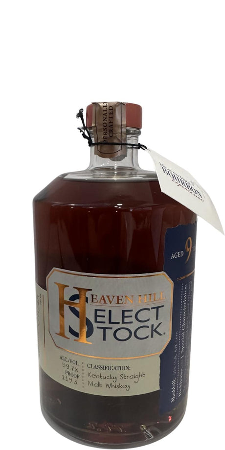 Heaven Hill Select Stock 9 Year Old Malt Straight Bourbon Whiskey at CaskCartel.com