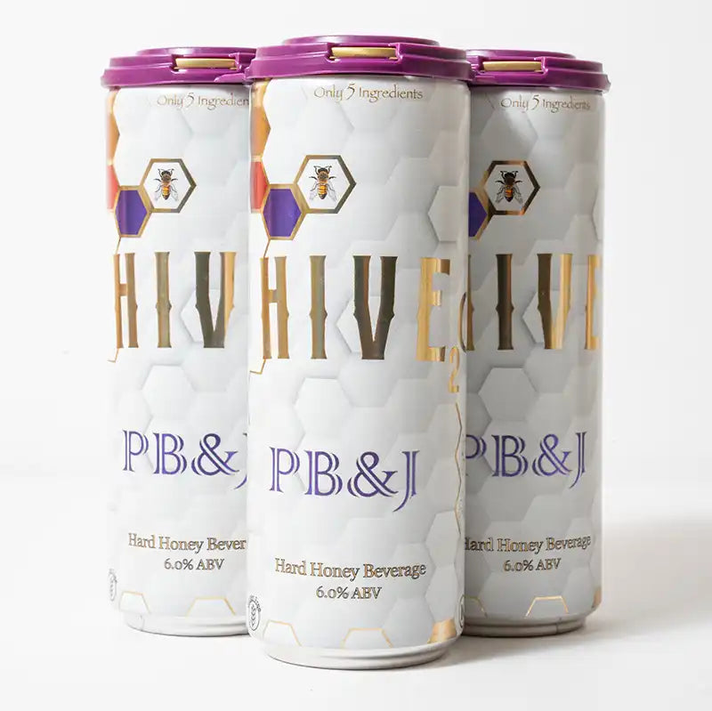 Hive2o Hard Honey PB&J Cocktail | 4x355ML at CaskCartel.com