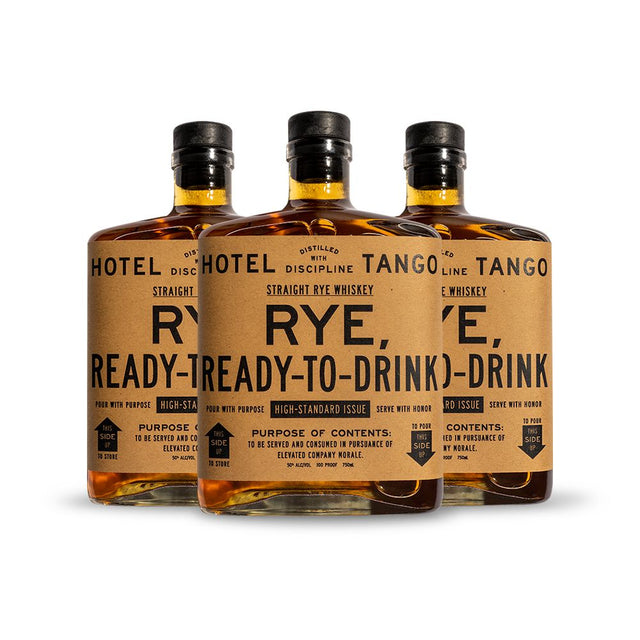 Hotel Tango American Straight Rye Whiskey (3) Bottle Bundle at CaskCartel.com