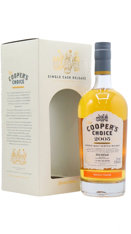 Inchfad 2005 VM The Cooper's Choice 15 Year Old 2021 Release (Cask #435) Single Malt Scotch Whisky | 700ML at CaskCartel.com