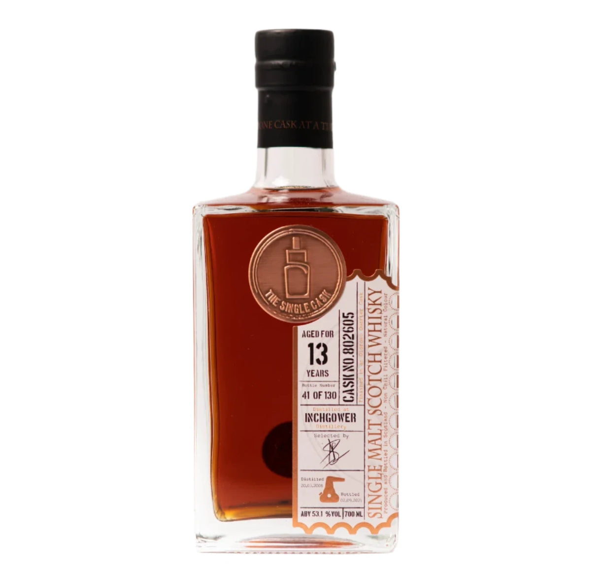 Inchgower 13 Year Old (D.2008, B. 2021) Oloroso Quarter Cask Finish, The Single Cask Scotch Whisky | 700ML at CaskCartel.com