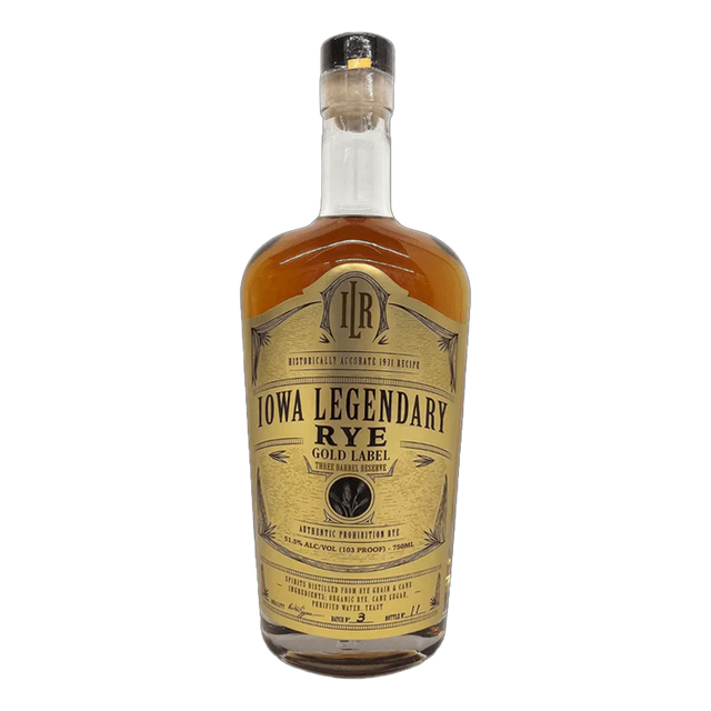 Iowa Legendary Gold Rye Whisky at CaskCartel.com