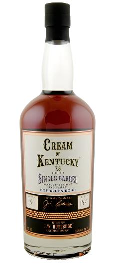 J. W. Rutledge Cream of Kentucky 7.5 Year Single Barrel Bottled-In-Bond Rye Whisky at CaskCartel.com
