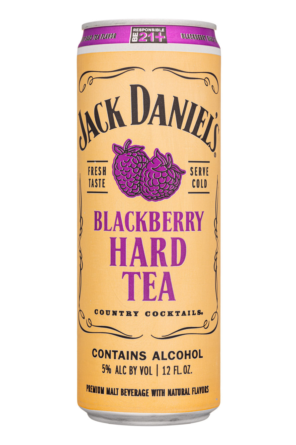 Jack Daniel's Country Blackberry Hard Tea Cocktails | 355ML at CaskCartel.com
