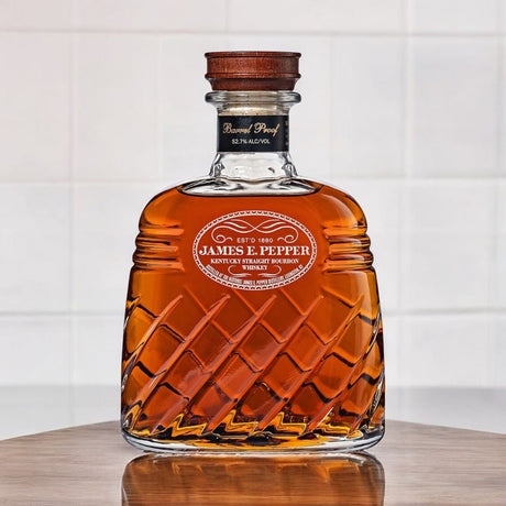 James E. Pepper | 5 Year Old | Decanter Barrel Proof Bourbon Whiskey at CaskCartel.com 2