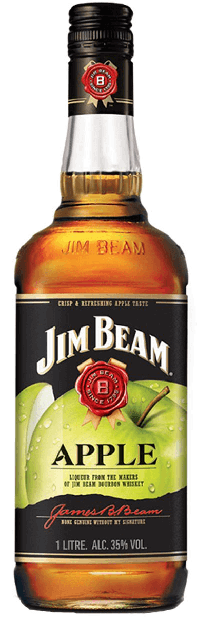 [BUY] Jim Beam Apple Straight Bourbon Whiskey | 1L at CaskCartel.com