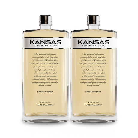 Kansas Clean Distilled Whiskey | (2) Bottle Bundle at CaskCartel.com