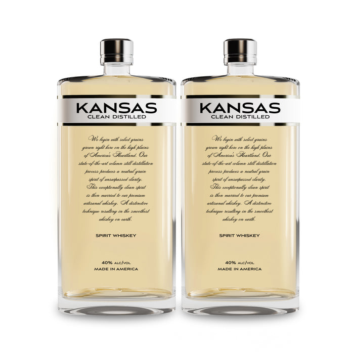 Kansas Clean Distilled Whiskey | 2X750ML