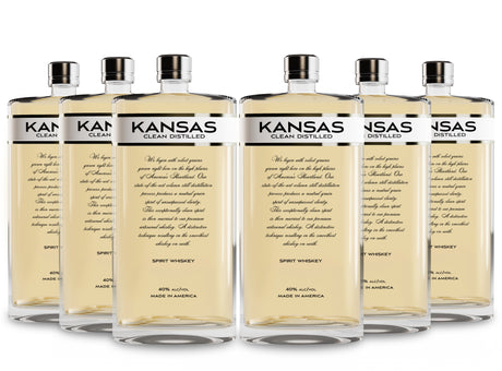 Kansas Clean Distilled Whiskey | (6) Bottle Bundle at CaskCartel.com