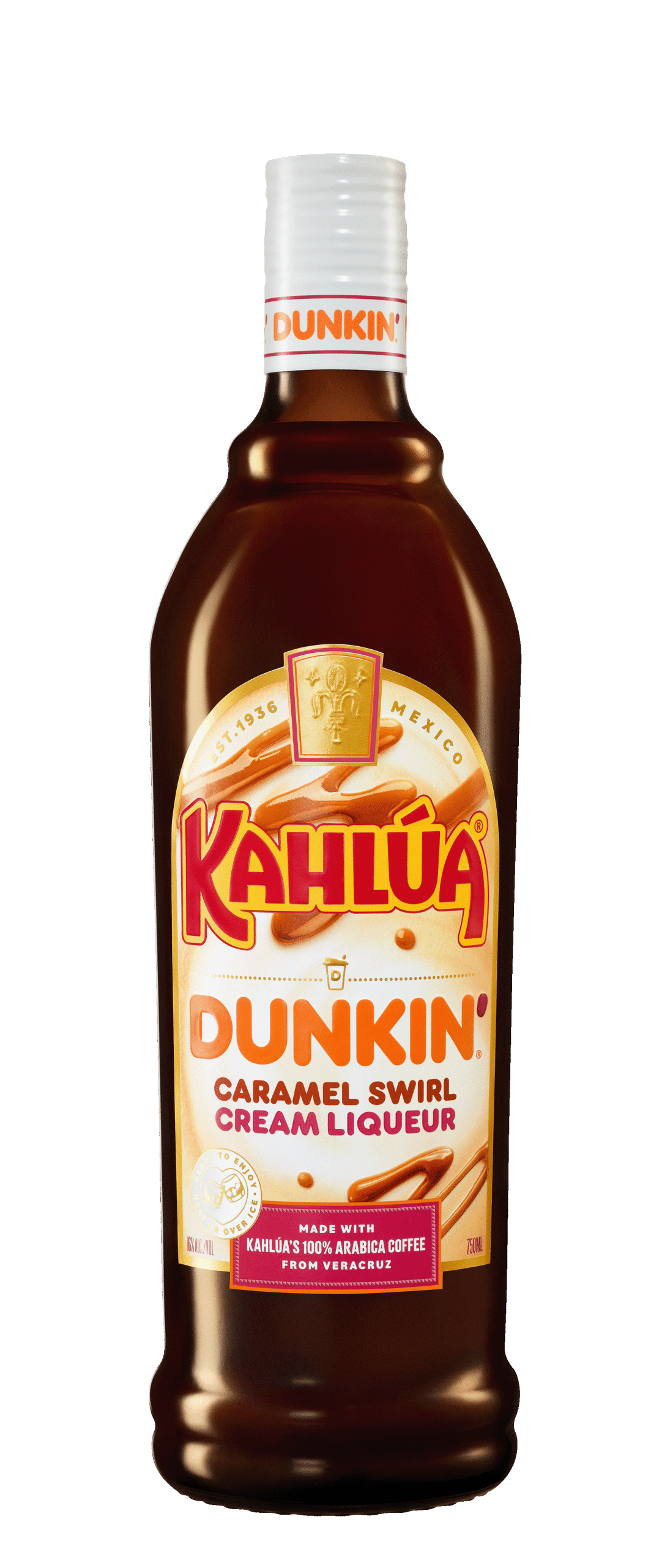 Kahlua Dunkin Caramel Swirl Cream Liqueur at CaskCartel.com 