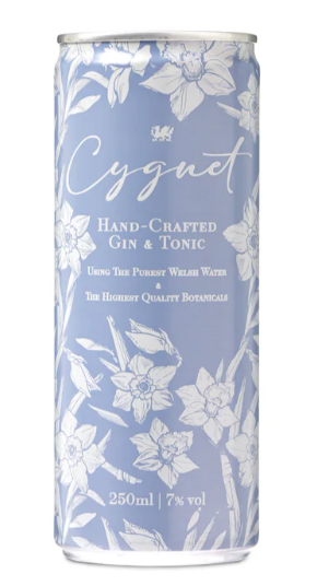 Katharine Jenkins | Cygnet Welsh Dry Gin & Tonic (12) Pack Cans at CaskCartel.com