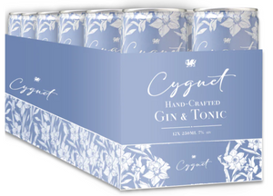 Katharine Jenkins | Cygnet Welsh Dry Gin & Tonic (12) Pack Cans