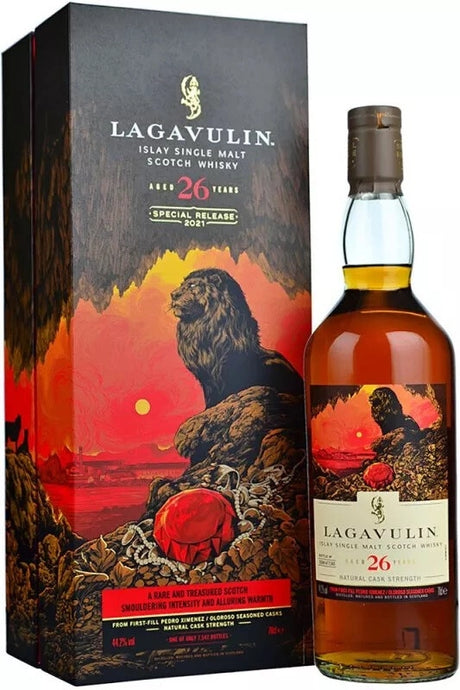 Lagavulin 26 Years Old Cask Strength Islay Single Malt Scotch Whiskey at CaskCartel.com