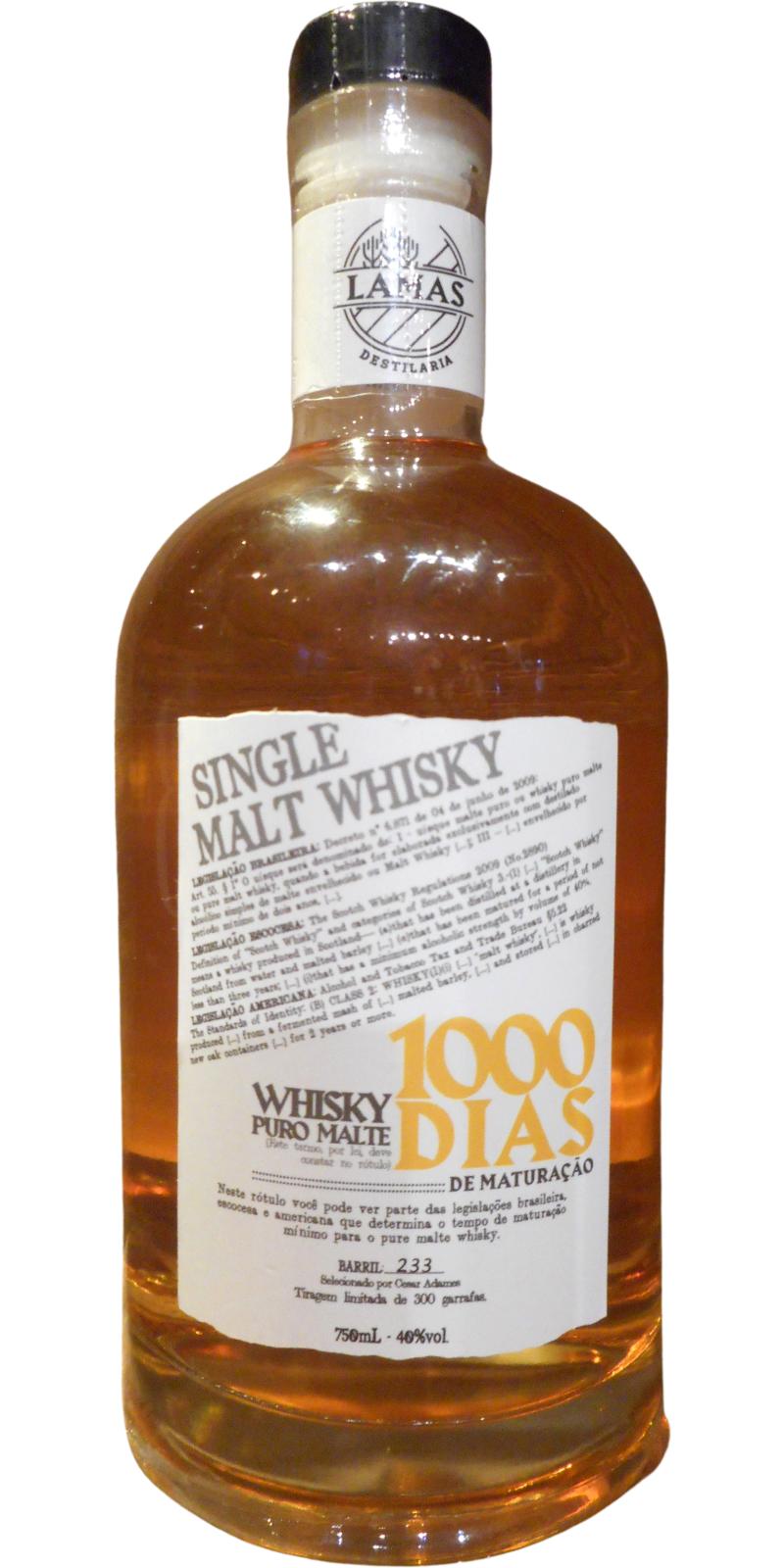 Lamas 1000 Dias Single Malt Whisky at CaskCartel.com