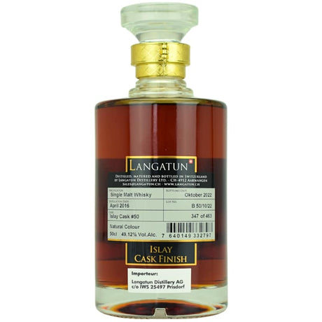 Langatun 2016 Islay Cask Finish Single Malt Whisky | 700ML at CaskCartel.com