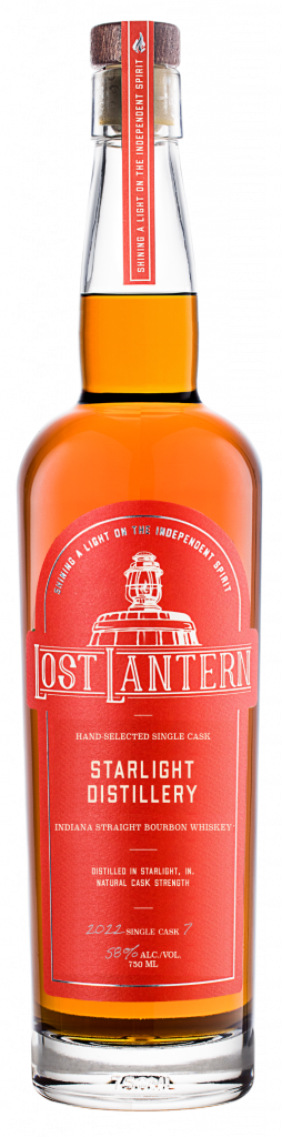 Lost Lantern Starlight Distillery Indiana Single Cask Straight Bourbon Whisky at CaskCartel.com