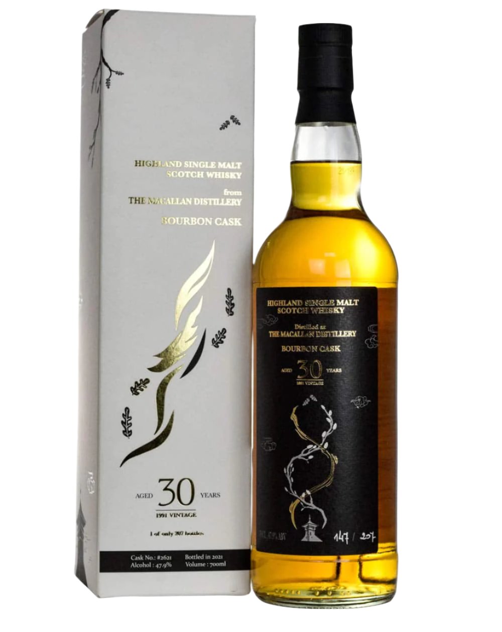 Macallan 1991 Private Cask 30 Year Old (2021) Release (Cask #2621) Scotch Whisky | 700ML at caskcartel.com