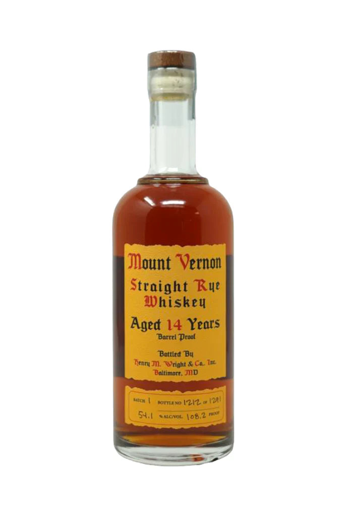Mount Vernon 14 Year Old Straight Rye Whiskey at CaskCartel.com
