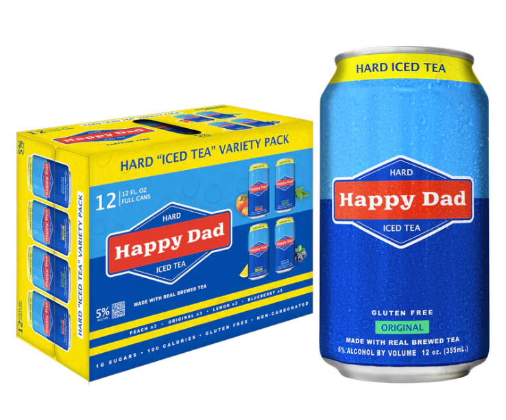 Nelk Boys | Happy Dad Hard Iced Tea | Variety 12x12OZ | 2024 New Release at CaskCartel.com